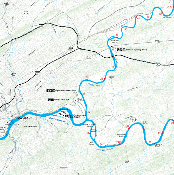 Holston River - Fish Tennessee Map by Map the Xperience | Avenza Maps