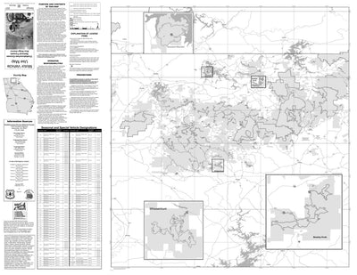 Motor Vehicle Use Map, MVUM, Blue Ridge District, Chattahoochee-Oconee National Forest