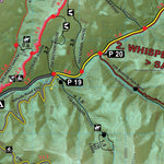 San Juan National Forest SJNF Trail Map, Cortez, Dolores, Rico, Mancos Colorado