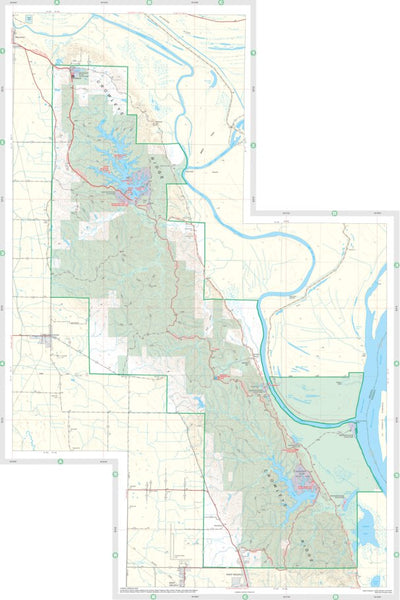 St. Francis National Forest Visitor Map