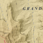 Phantom Ranch, Arizona 7.5 Minute Topographic Map - Color Hillshade