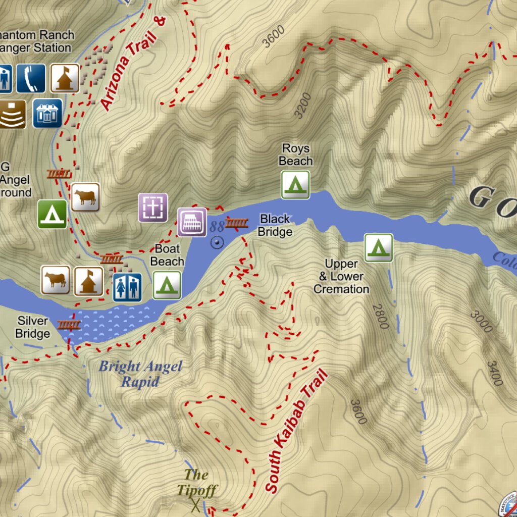 Phantom Ranch Area Map : Detailed Map • Phantom Ranch Bible Camp – YYTMH