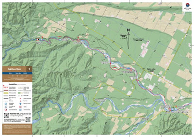 MAP 1 - Rekifune River Packrafting and Canoeing Route (Hokkaido, Japan)