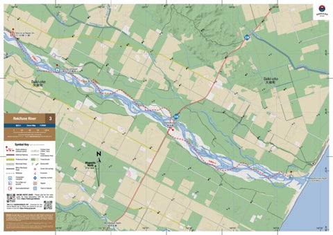 MAP 3 - Rekifune River Packrafting and Canoeing Route (Hokkaido, Japan)