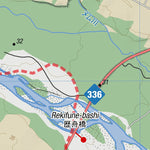 MAP 3 - Rekifune River Packrafting and Canoeing Route (Hokkaido, Japan)