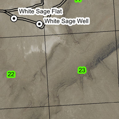 White Sage Flat T32S R36E Township Map