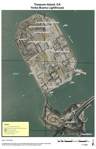 Treasure Island & Yerba Buena Lighthouse, CA