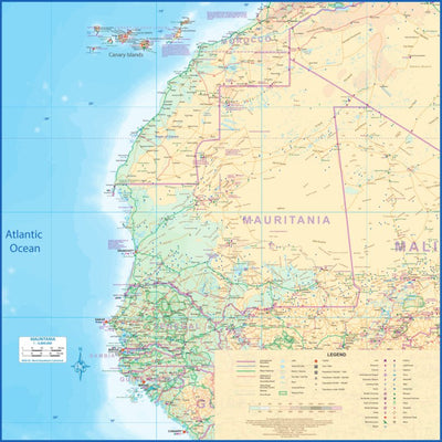 Mauritania 1:4,800,000 - ITMB
