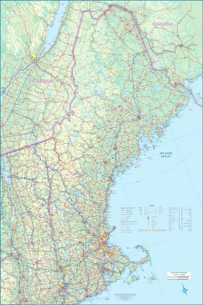 New England Region (USA) 1:1,100,000 - ITMB