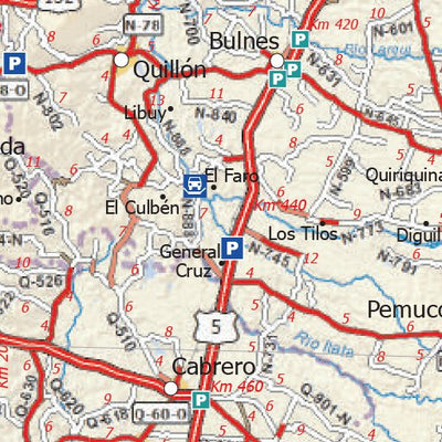 Carta Caminera de Maule