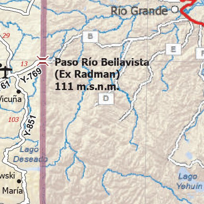 Carta Caminera de Magallanes y la Antártica Chilena (Sur)