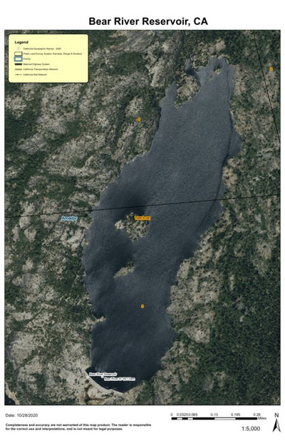 Bear River Reservoir, CA