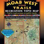Moab West Trails Map 5th edition
