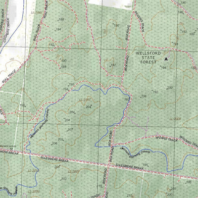 Getlost Map 7724-1 HUNTLY Topographic Map V14d 1:25,000