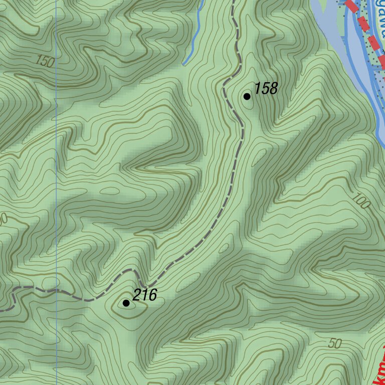 Shokotsu River Canoeing Map (Hokkaido, Japan) by