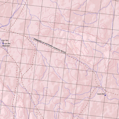 Getlost Map 5345 ERNABELLA Topographic Map V14d 1:75,000