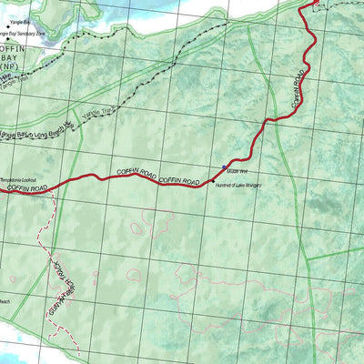 Getlost Map 5928 WANGARY Topographic Map V14d 1:75,000