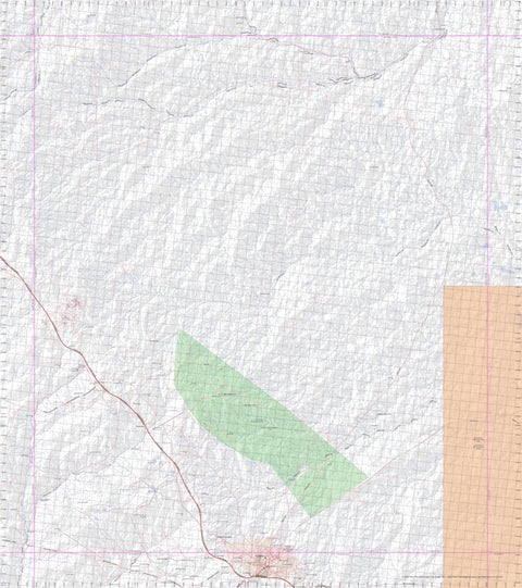 Getlost Map 5840 ALGEBULLCULLIA Topographic Map V14d 1:75,000