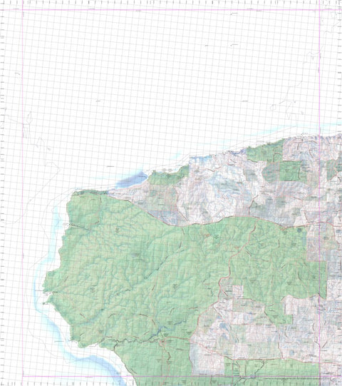 Getlost Map 6226 BORDA Topographic Map V14d 1:75,000