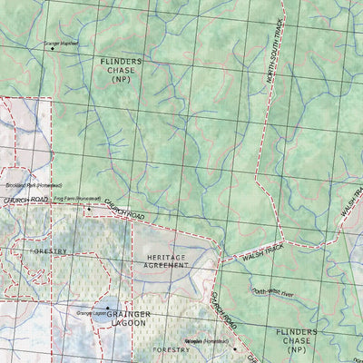 Getlost Map 6226 BORDA Topographic Map V14d 1:75,000