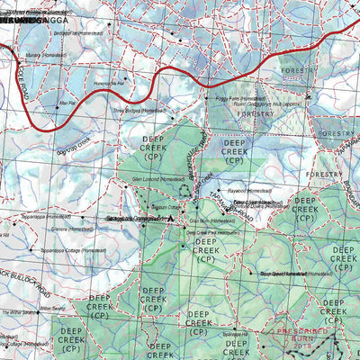 Getlost Map 6526 JERVIS Topographic Map V14d 1:75,000