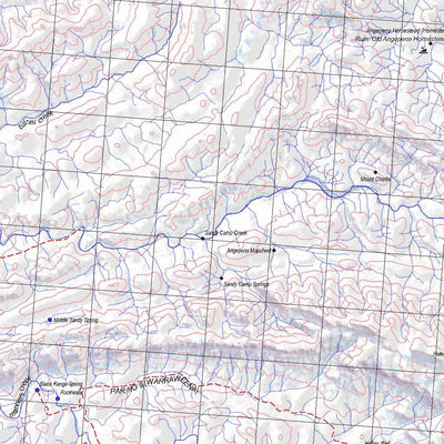 Getlost Map 6636 ANGEPENA Topographic Map V14d 1:75,000