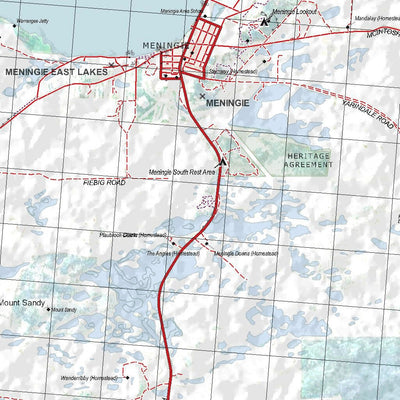 Getlost Map 6726 MENINGIE Topographic Map V14d 1:75,000