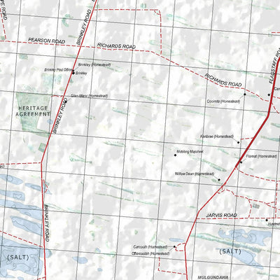 Getlost Map 6727 MOBILONG Topographic Map V14d 1:75,000