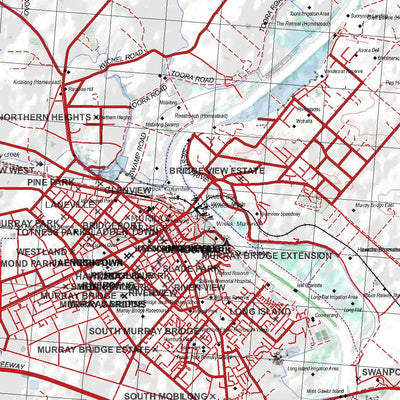 Getlost Map 6727 MOBILONG Topographic Map V14d 1:75,000
