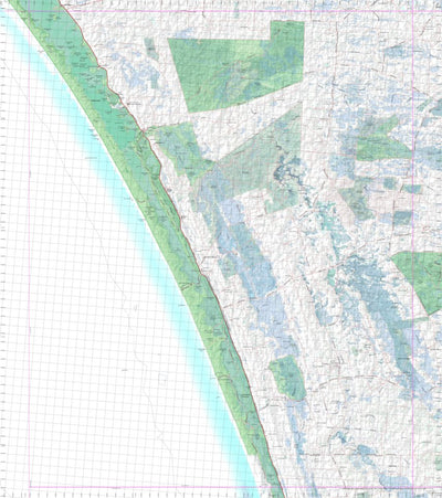 Getlost Map 6825 SANTO Topographic Map V14d 1:75,000