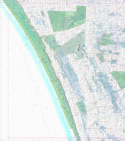 Getlost Map 6825 SANTO Topographic Map V14d 1:75,000