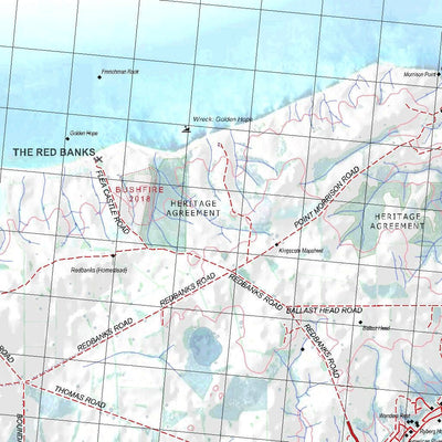 Getlost Map 6426 KINGSCOTE Topographic Map V14d 1:75,000