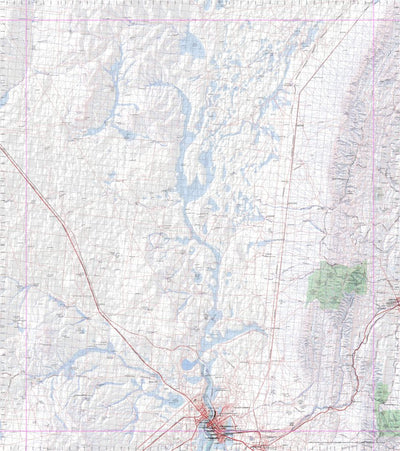 Getlost Map 6433 AUGUSTA Topographic Map V14d 1:75,000