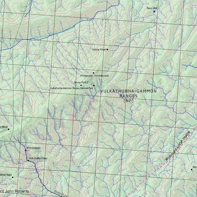 Getlost Map 6737 UMBERATANA Topographic Map V14d 1:75,000