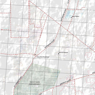 Getlost Map 6929 MOOROOK Topographic Map V14d 1:75,000