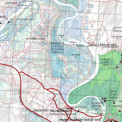Getlost Map 6929 MOOROOK Topographic Map V14d 1:75,000