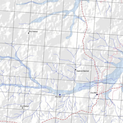 Getlost Map 6735 REAPHOOK Topographic Map V14d 1:75,000