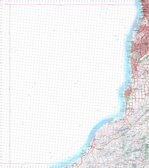 Getlost Map 6527 YANKALILLA Topographic Map V14d 1:75,000