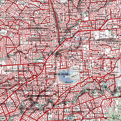 Getlost Map 6628 ADELAIDE Topographic Map V14d 1:75,000