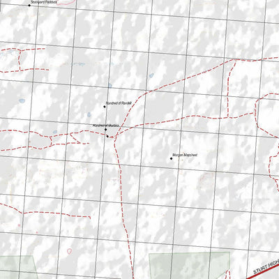 Getlost Map 6829 MORGAN Topographic Map V14d 1:75,000