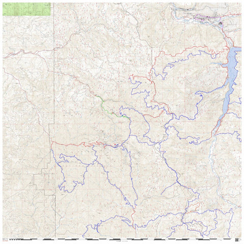 Central Oregon SxS Where to Ride Oakridge Map#2
