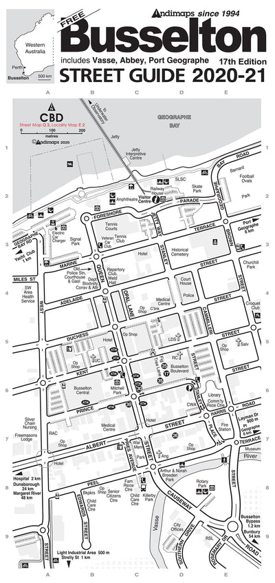 Andimaps - Busselton Street Guide