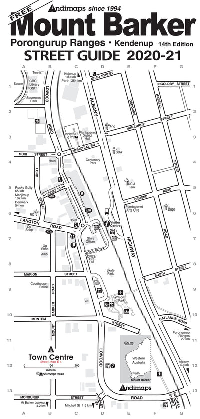 Andimaps - Mount Barker Street Guide