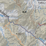 Kern River Sierra Outdoor Recreation Topo Map, South Side