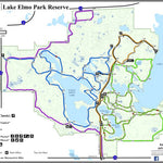 Lake Elmo Park Reserve Winter Map
