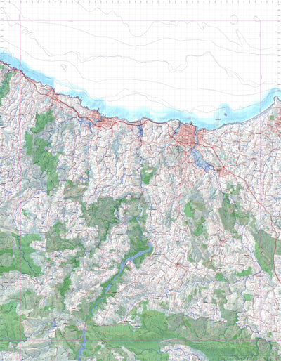 Getlost Map 8115 FORTH Topographic Map V14d 1:75,000 TAS