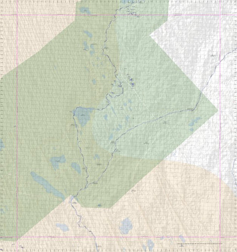 Getlost Map 6650 BARRINGTON PEAK Topographic Map V14d 1:75,000 QLD