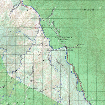 Getlost Map 8063 BARTLE FRERE Topographic Map V14d 1:75,000 QLD