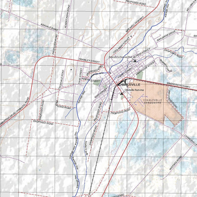 Getlost Map 8145 CHARLEVILLE Topographic Map V14d 1:75,000 QLD