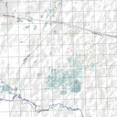 Getlost Map 8841 BUNGUNYA Topographic Map V14d 1:75,000 QLD